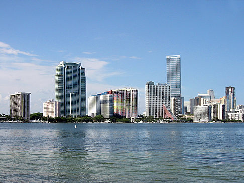 Foto Blick vom Wasser auf Miami