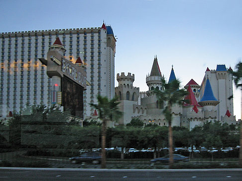 Las Vegas aus dem Auto