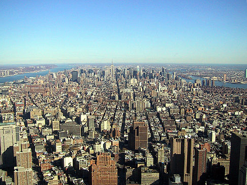 Foto Blick über New York